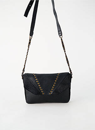Sac bandoulière noir PIECES femme
