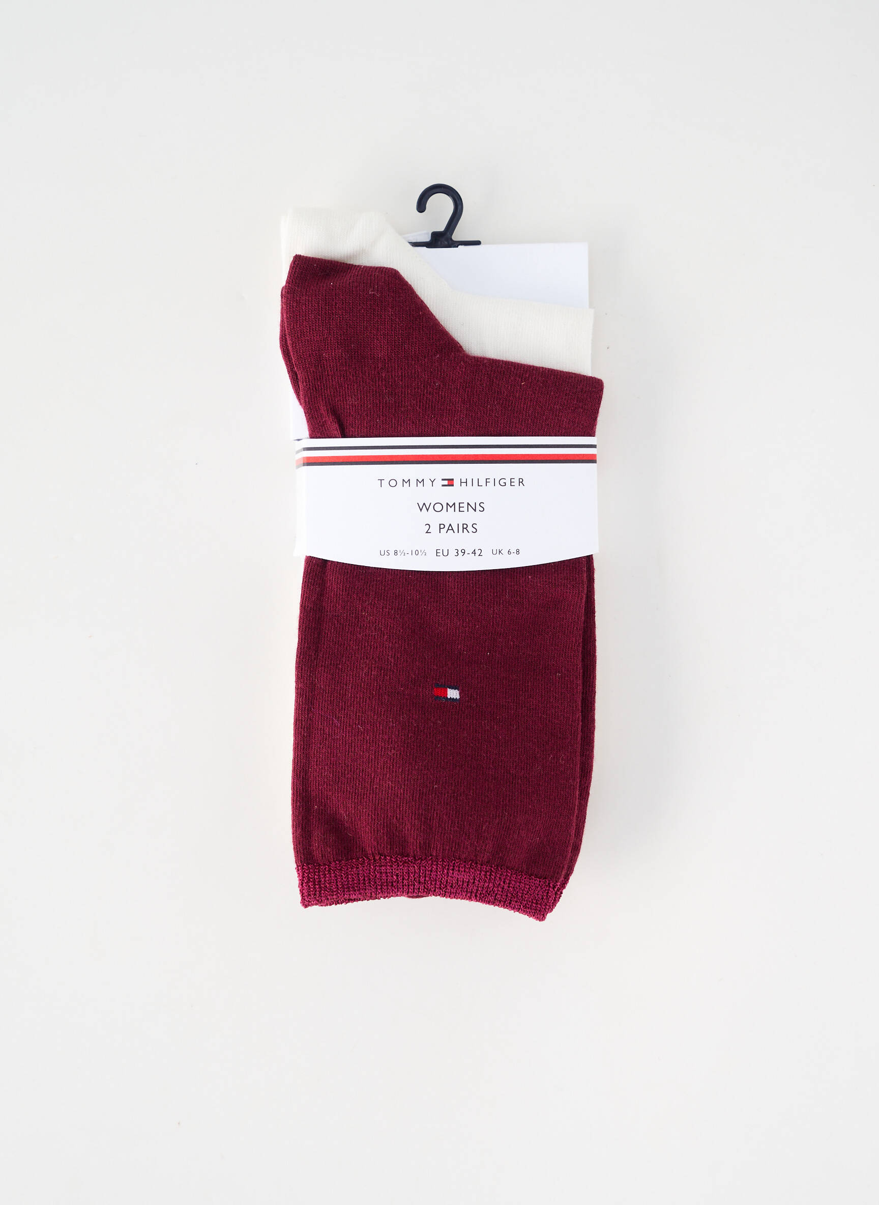 Chaussettes rouge TOMMY HILFIGER femme