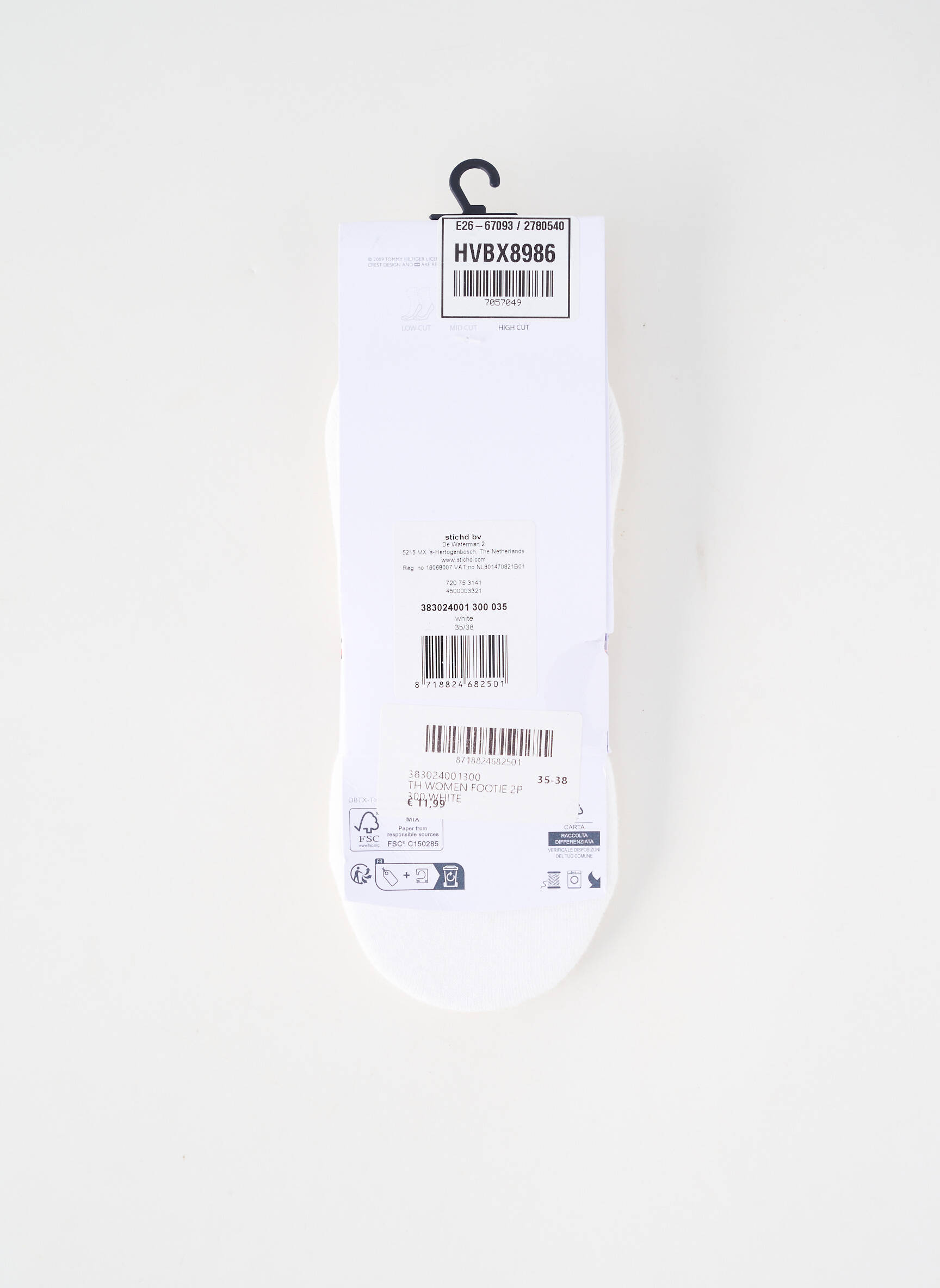 Chaussettes blanc TOMMY HILFIGER femme