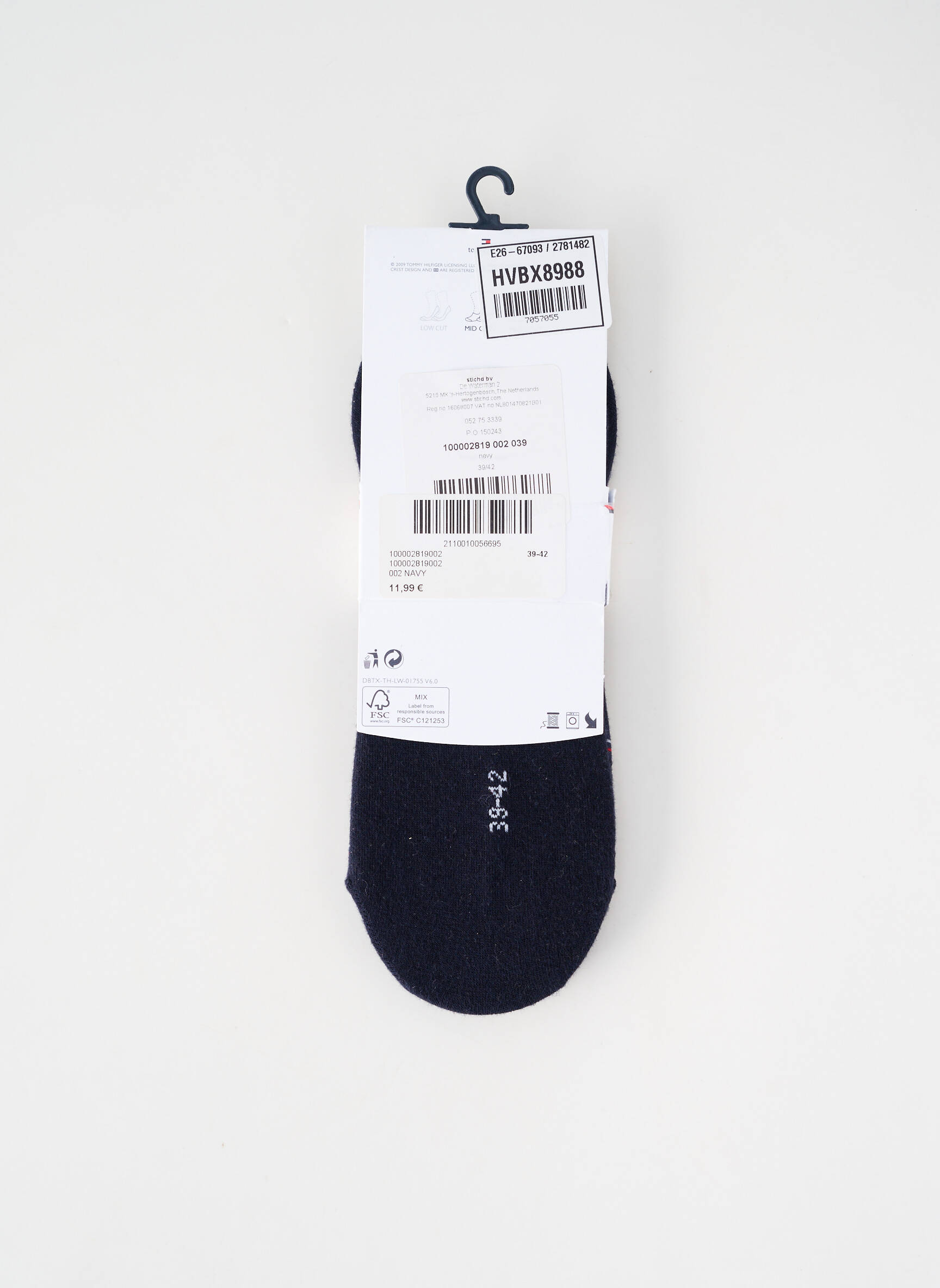 Chaussettes bleu TOMMY HILFIGER femme