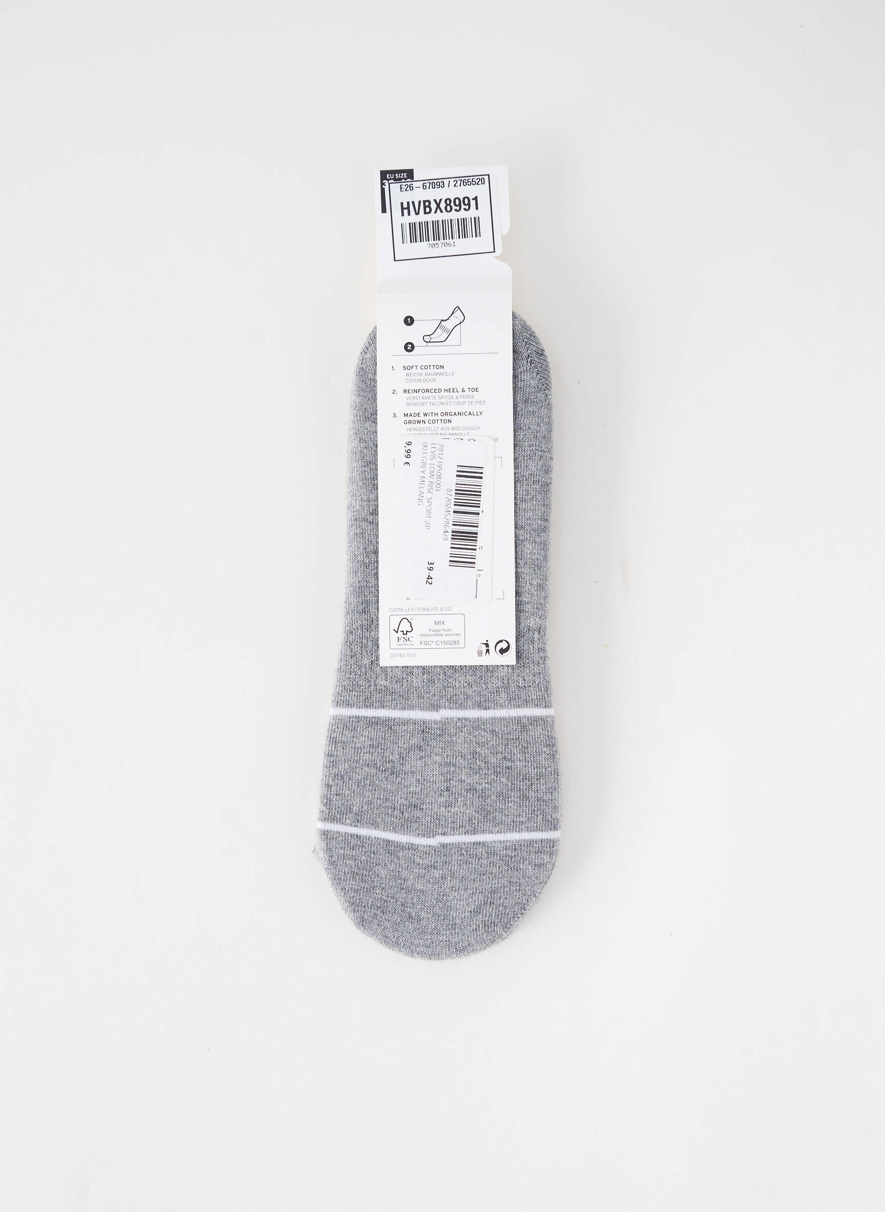 Chaussettes gris LEVI'S femme