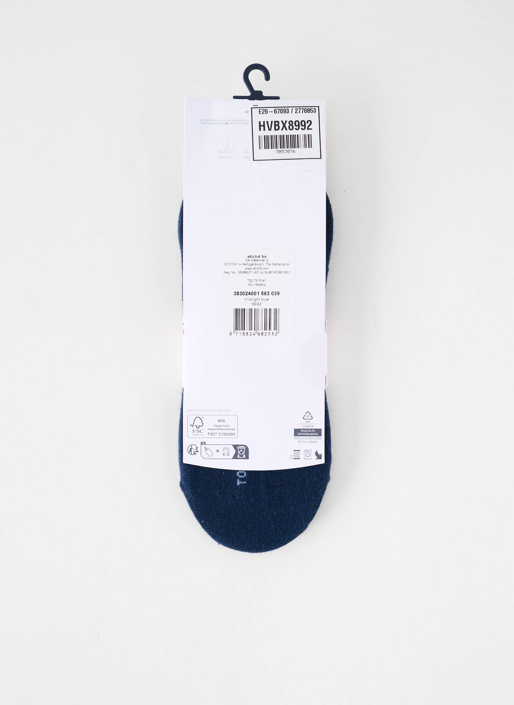 Chaussettes bleu TOMMY HILFIGER femme