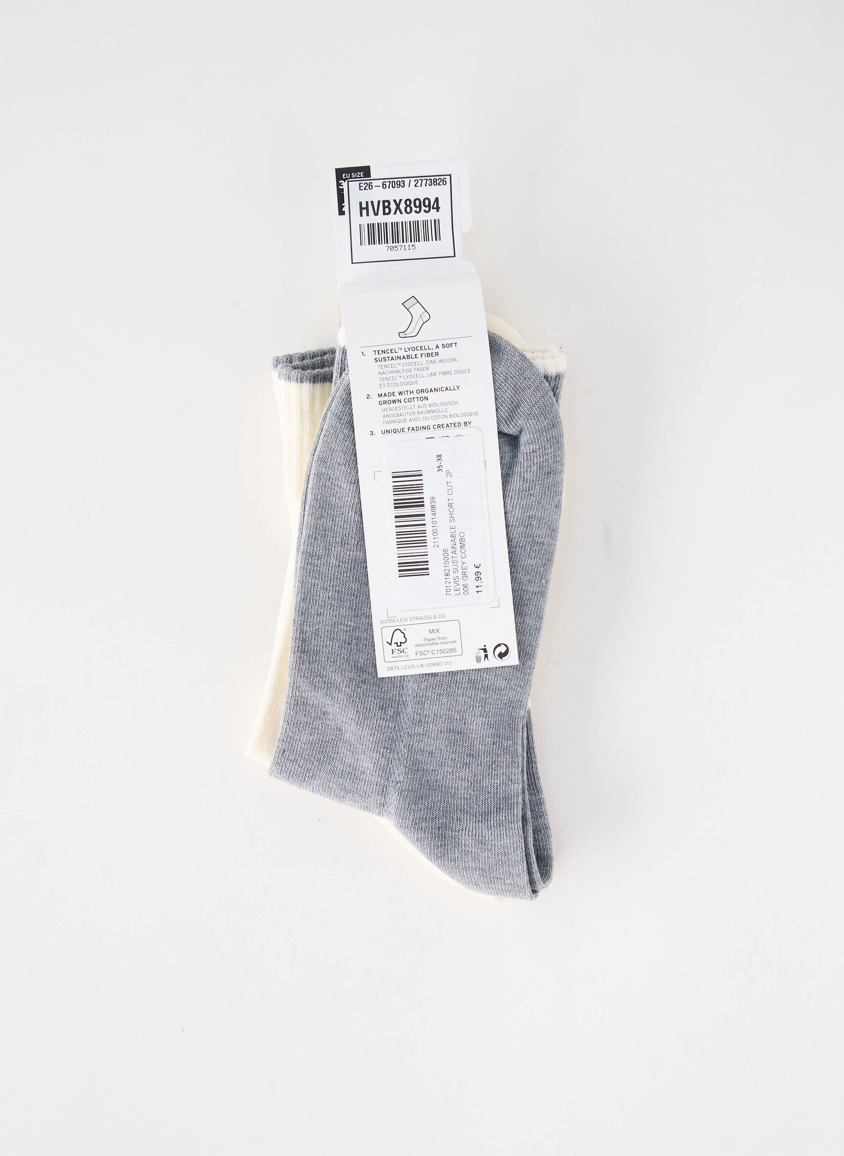 Chaussettes gris LEVI'S femme