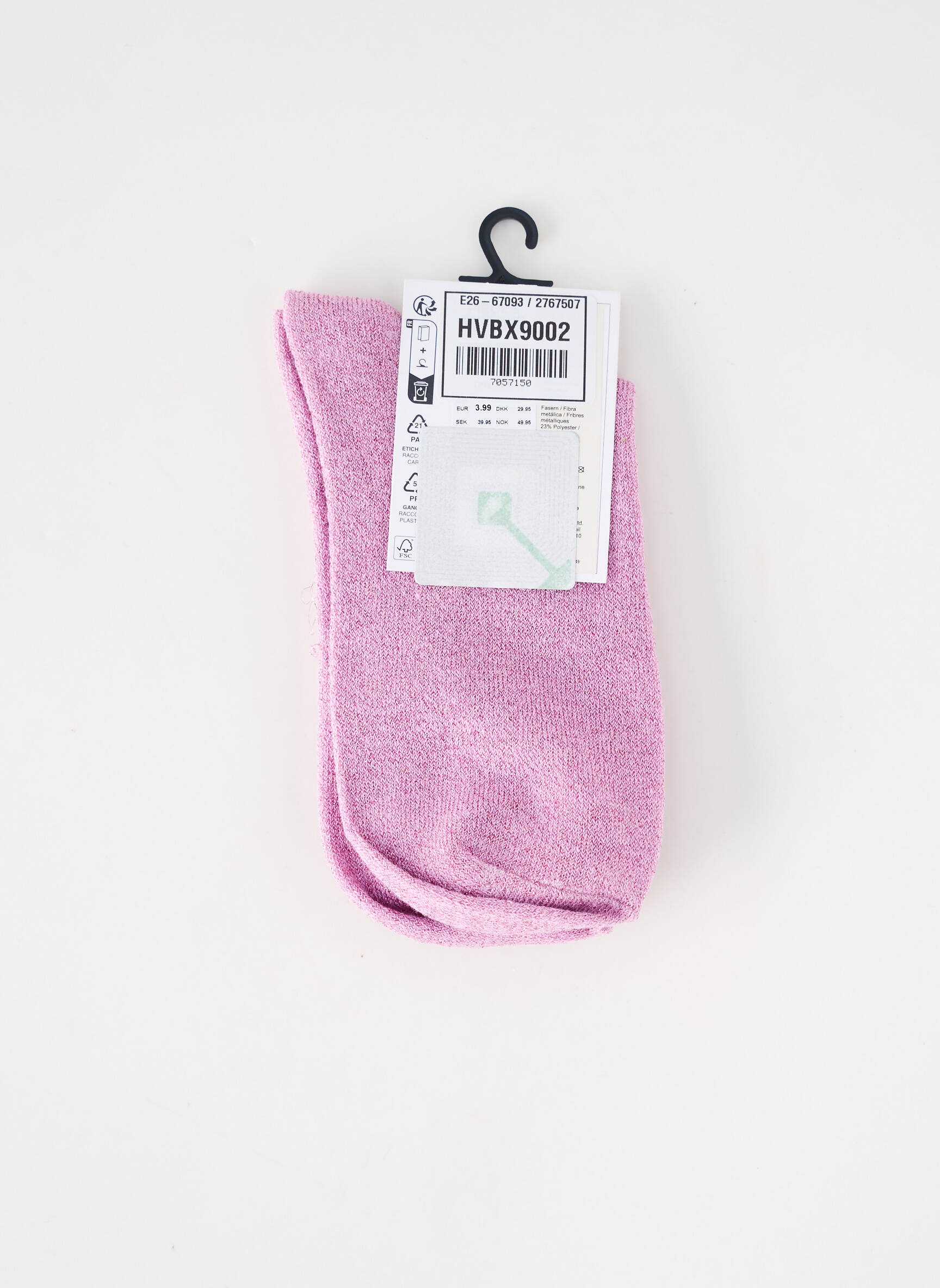 Chaussettes rose PIECES femme