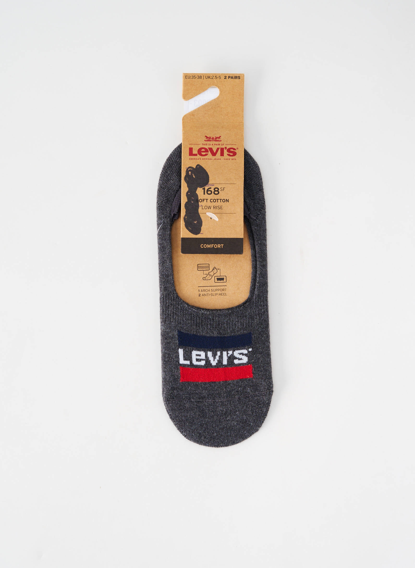 Chaussettes gris LEVI'S homme