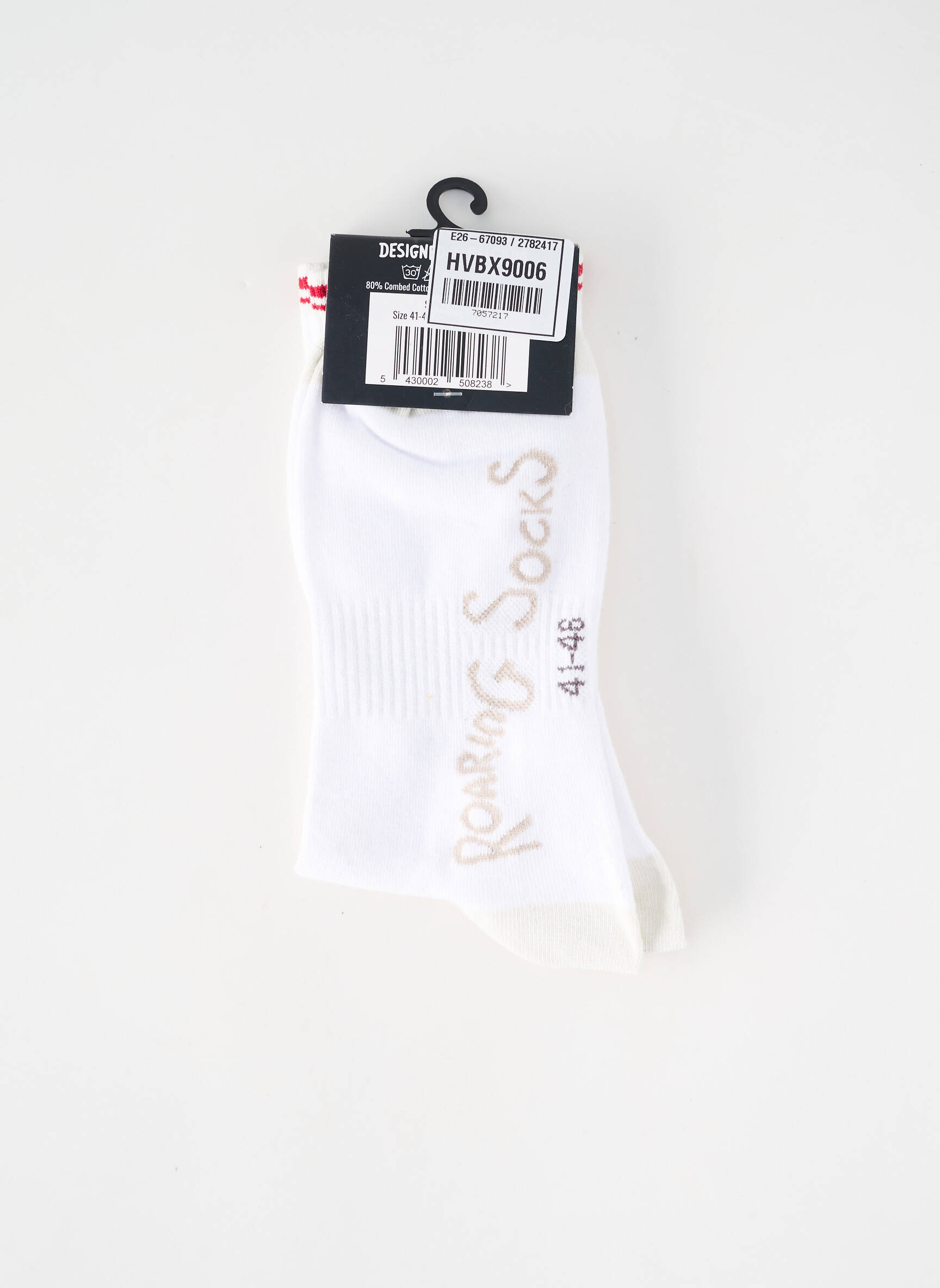 Chaussettes blanc ROARING SOCKS homme