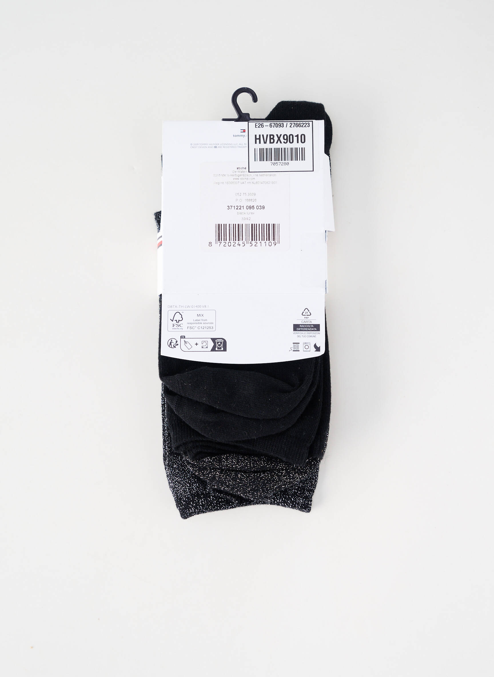 Chaussettes noir TOMMY HILFIGER femme