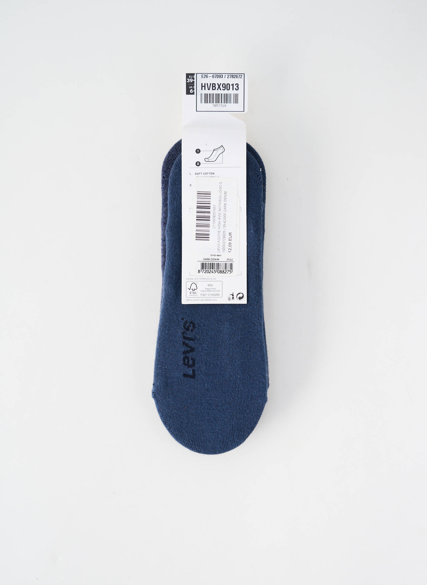 Chaussettes bleu LEVI'S homme