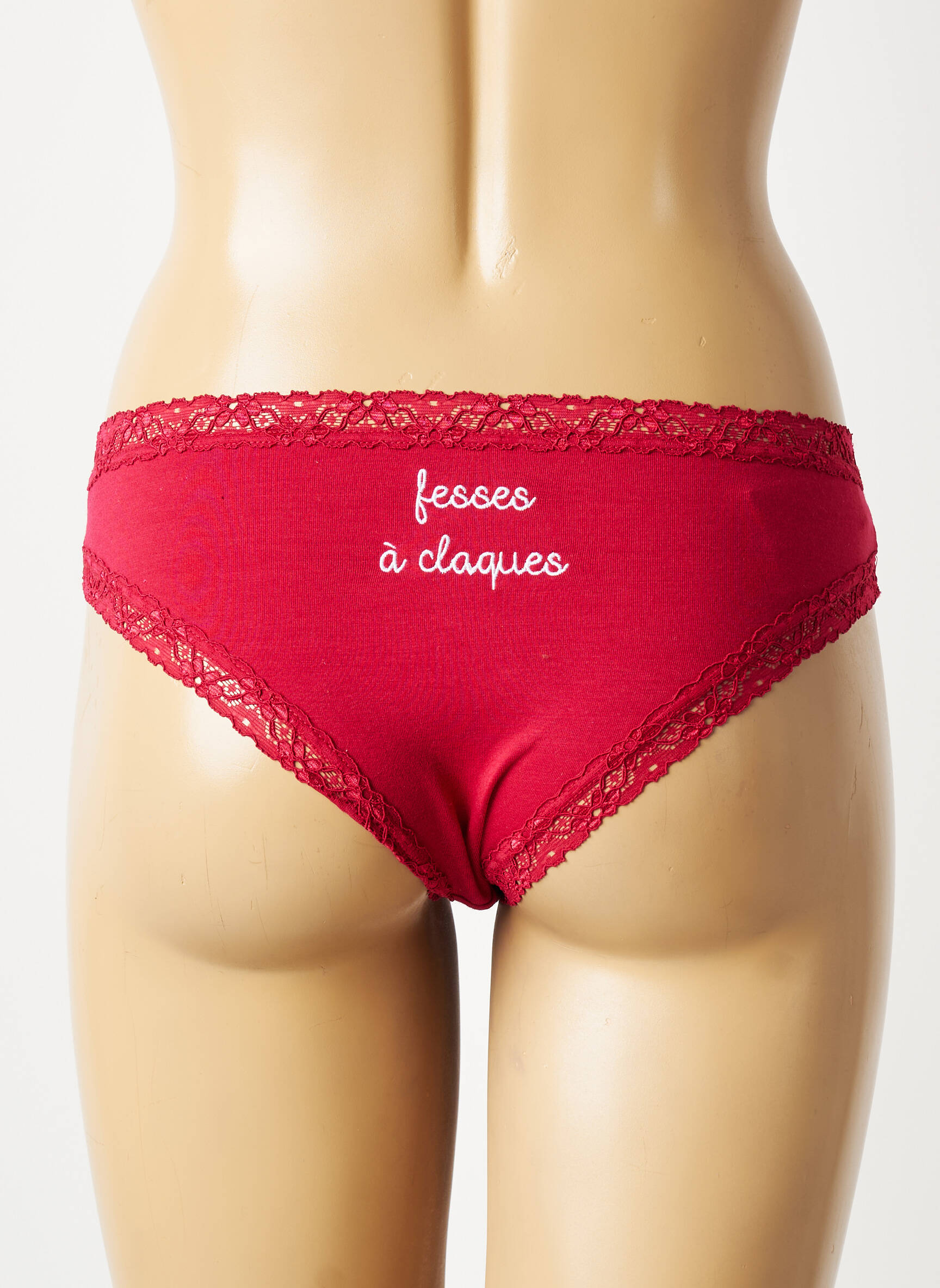 Culotte rouge MONSIEUR TSHIRT femme
