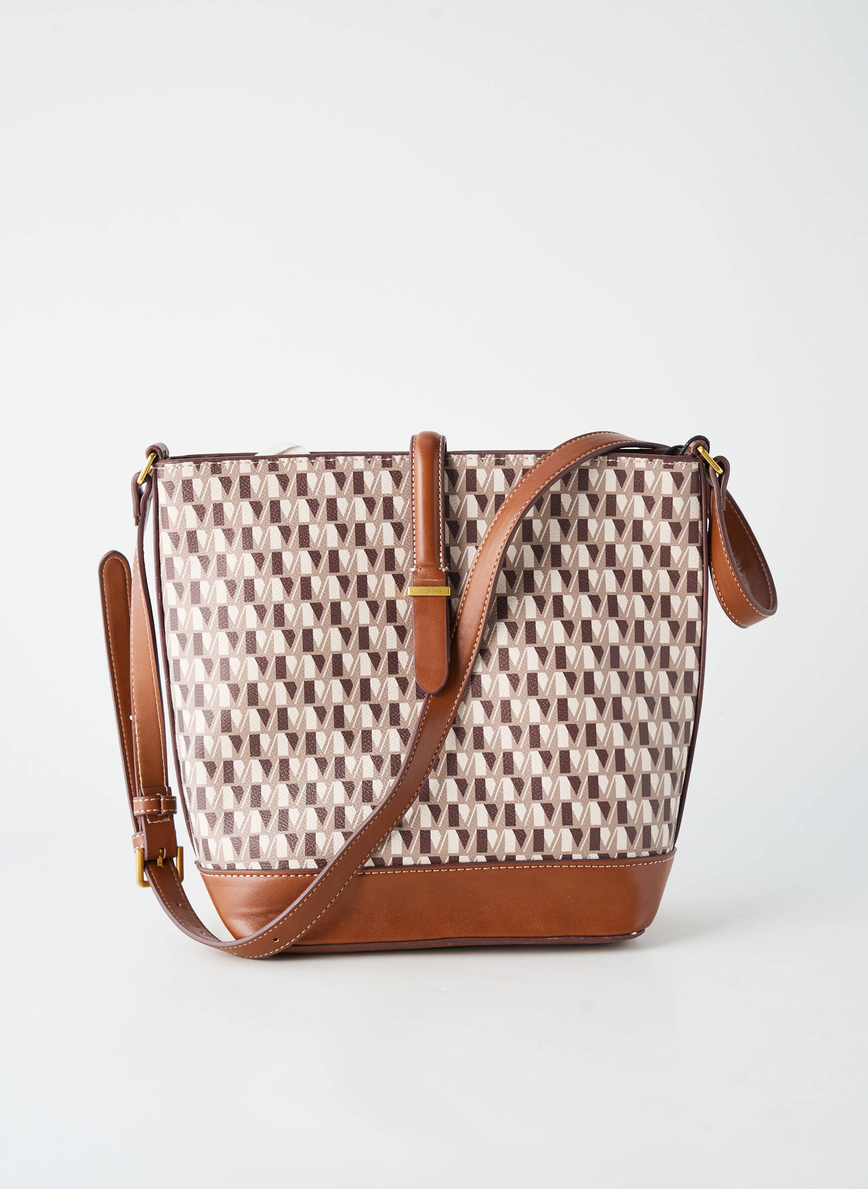 Sac bandoulière marron MANGO femme