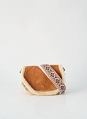 Sac marron PIECES femme