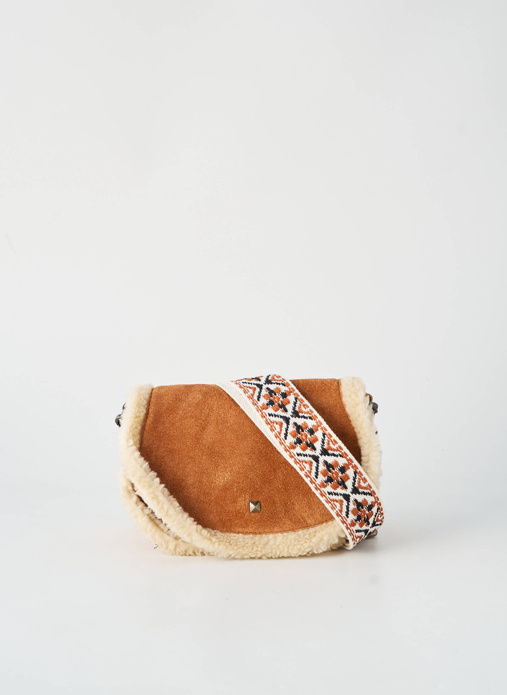 Sac marron PIECES femme