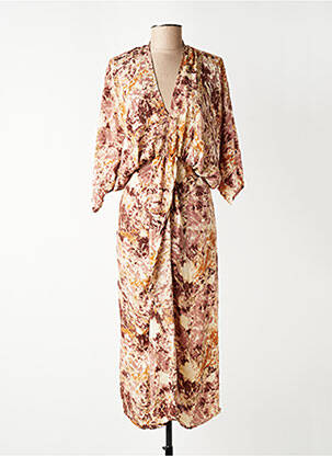 Robe longue beige GOLD & SILVER femme