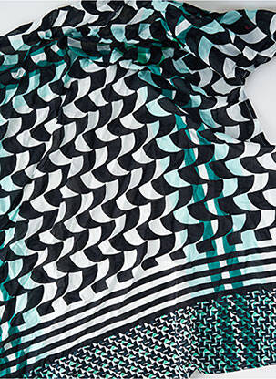 Foulard vert STREET ONE femme