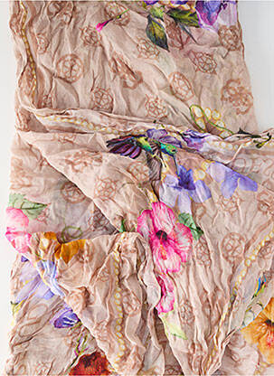 Foulard violet GUESS femme