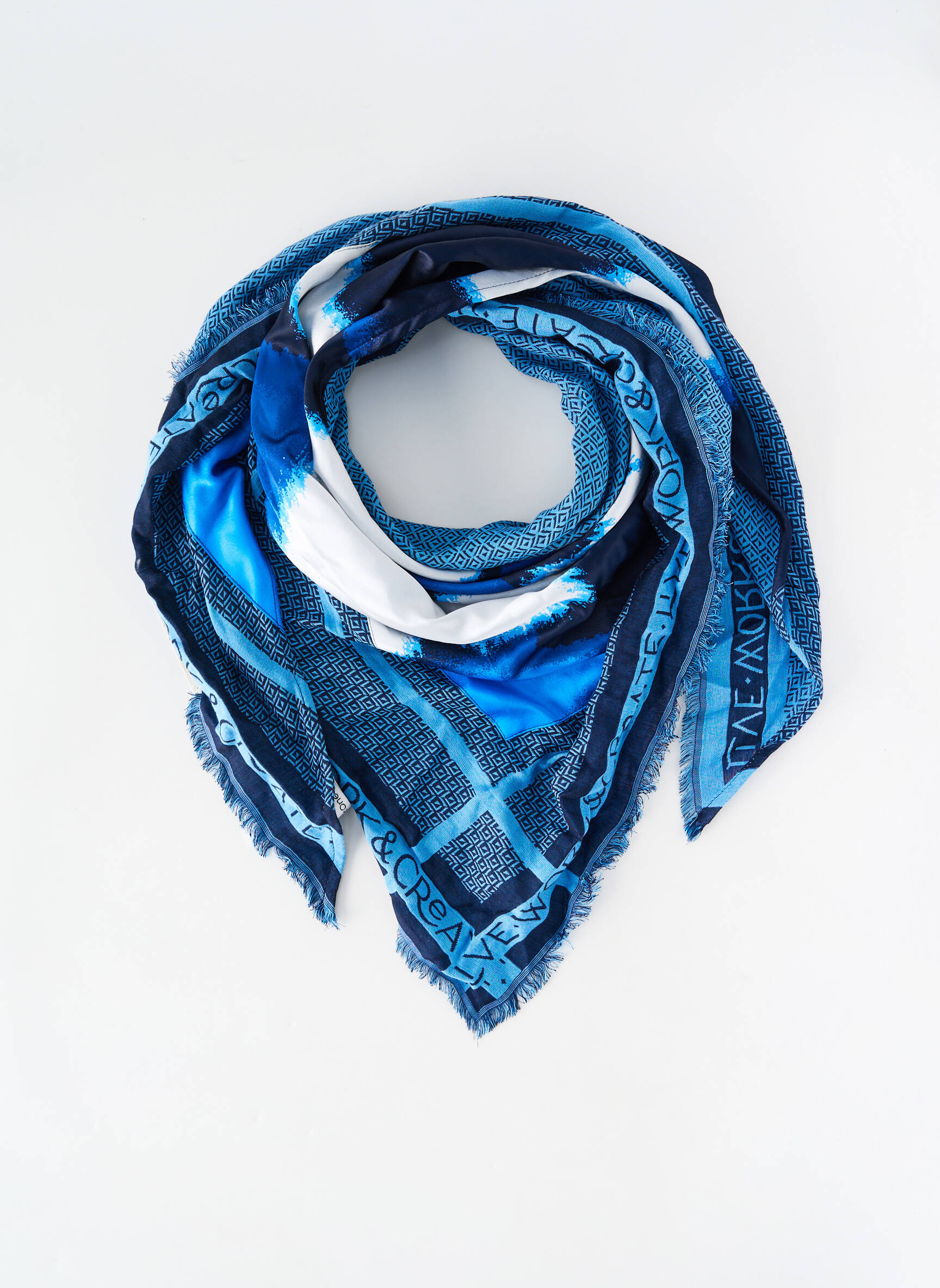 Foulard bleu STREET ONE femme