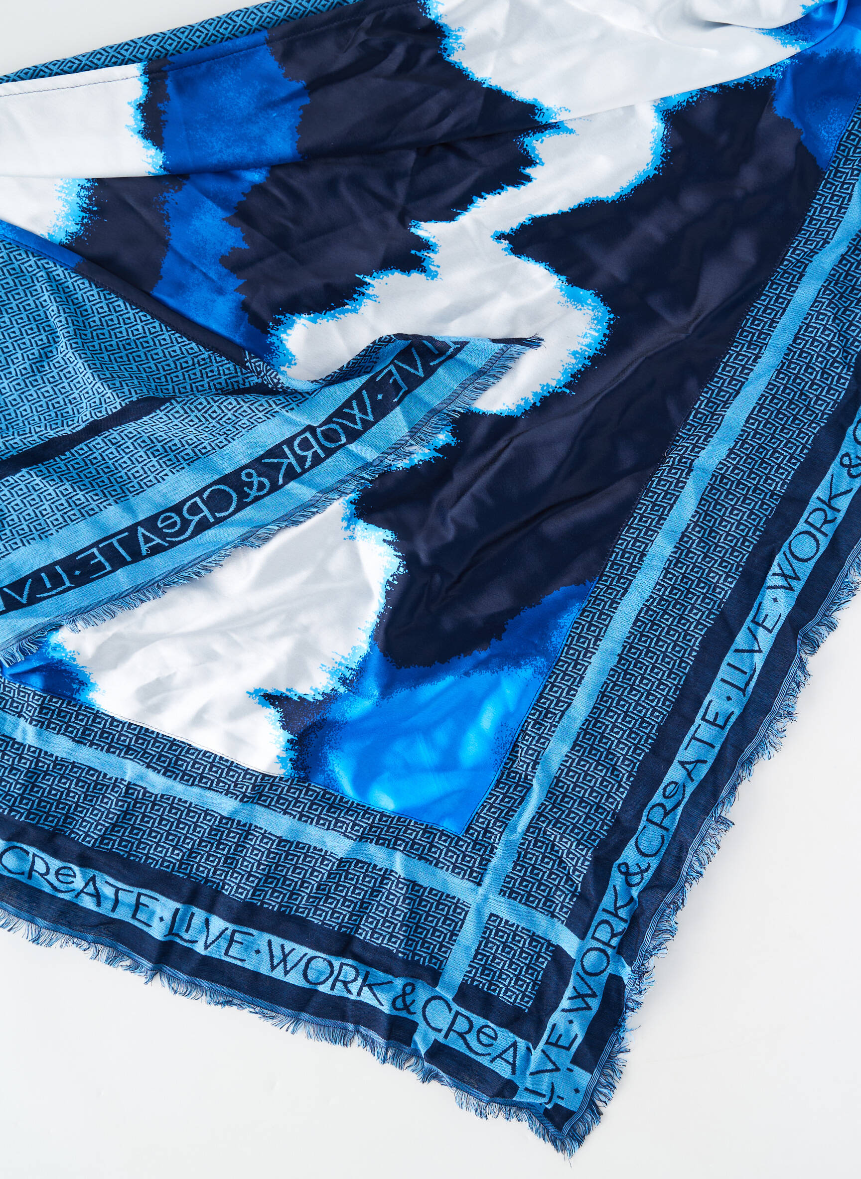 Foulard bleu STREET ONE femme