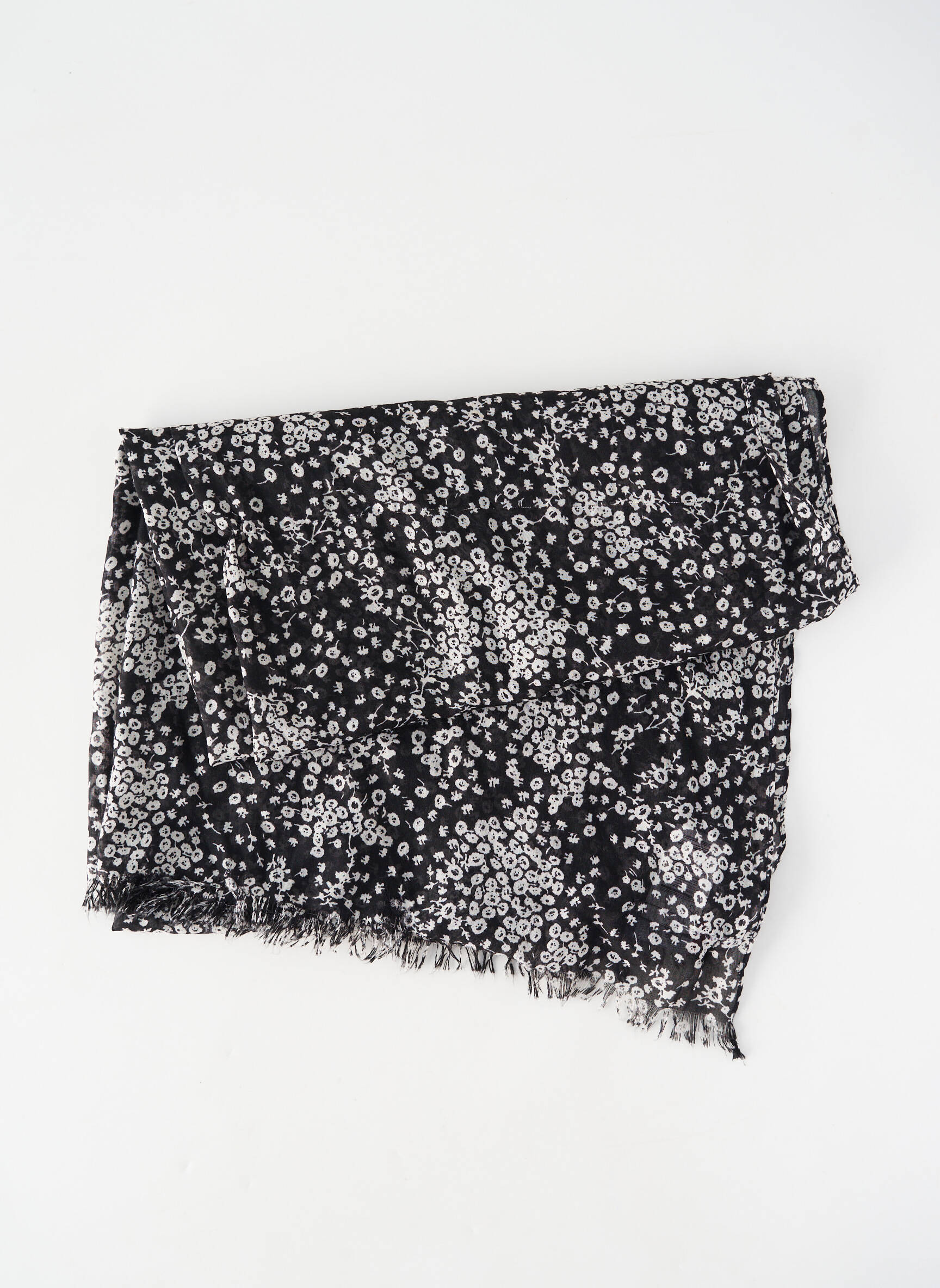 Foulard noir LE TEMPS DES CERISES femme