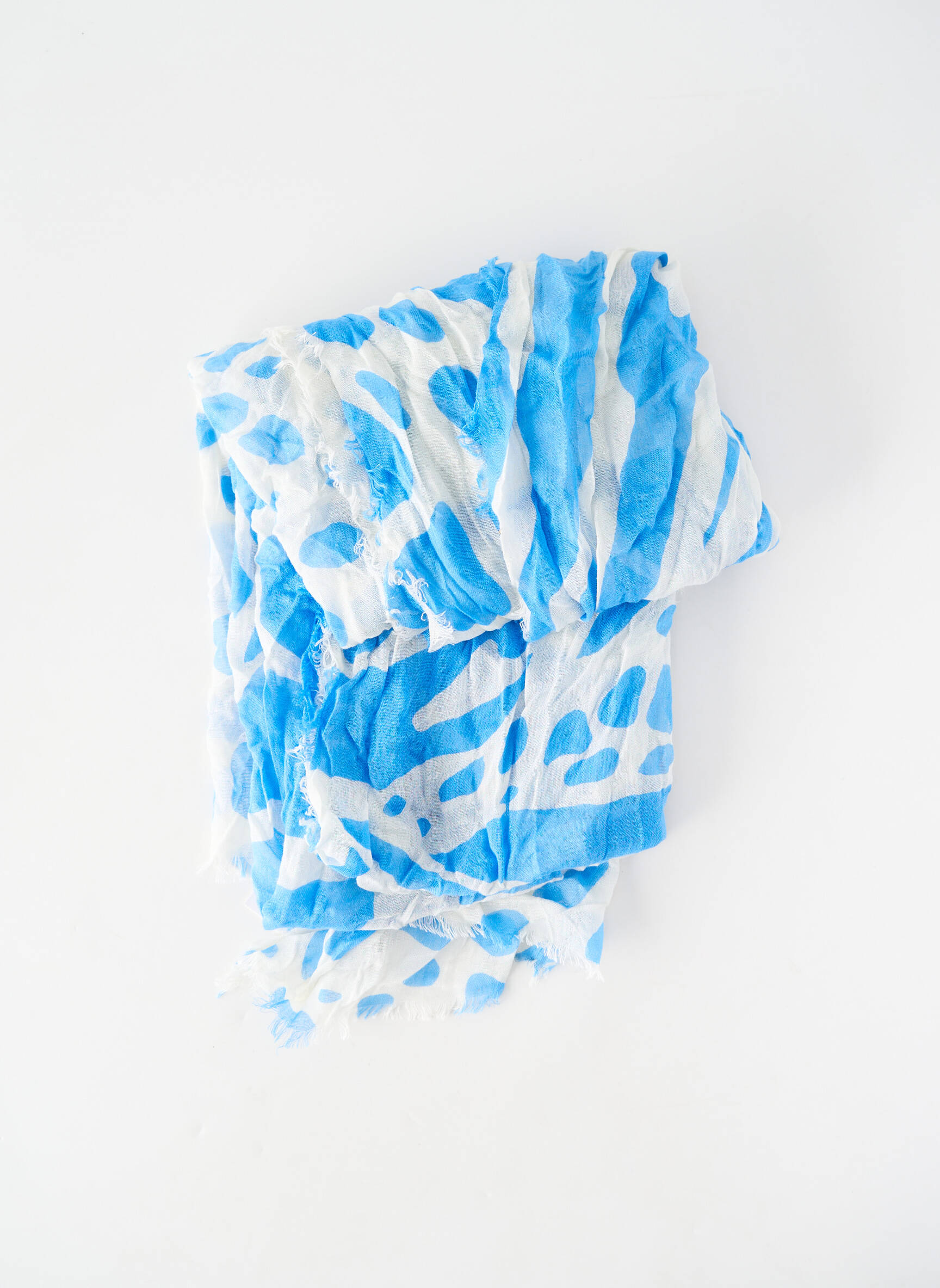 Foulard bleu MOMENT femme
