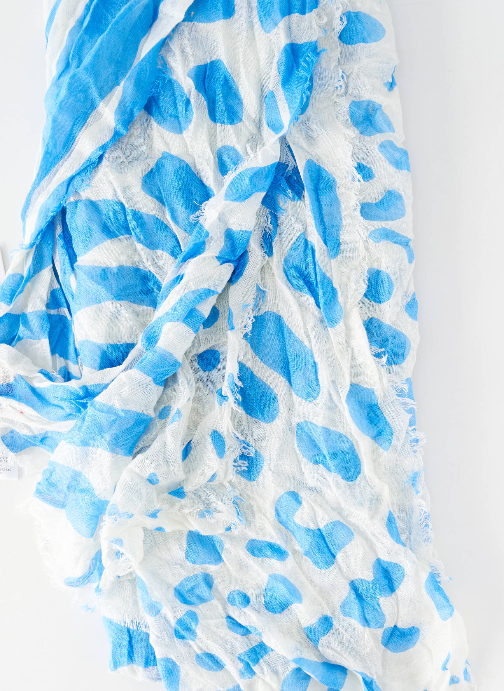 Foulard bleu MOMENT femme