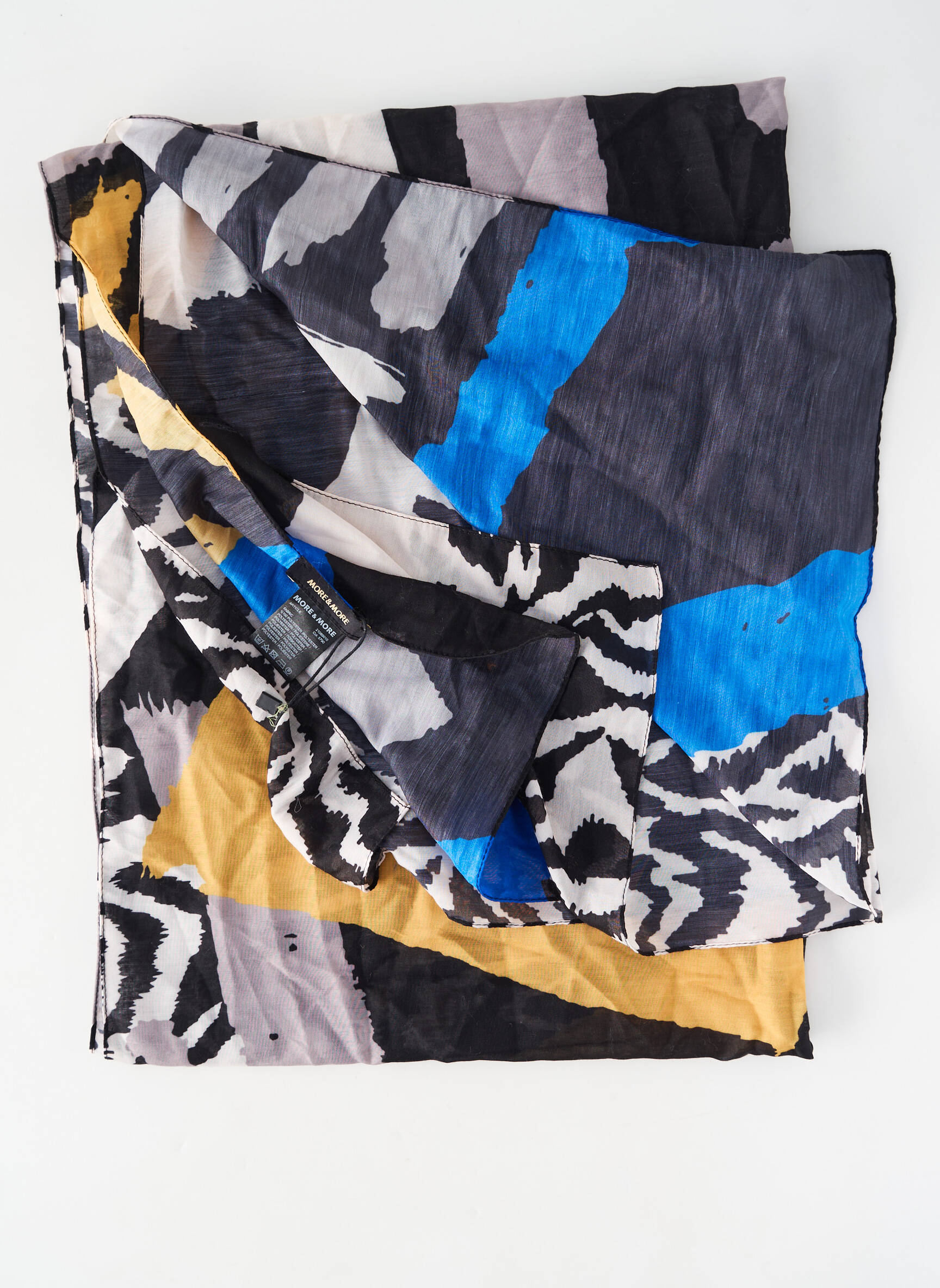 Foulard gris MORE & MORE femme