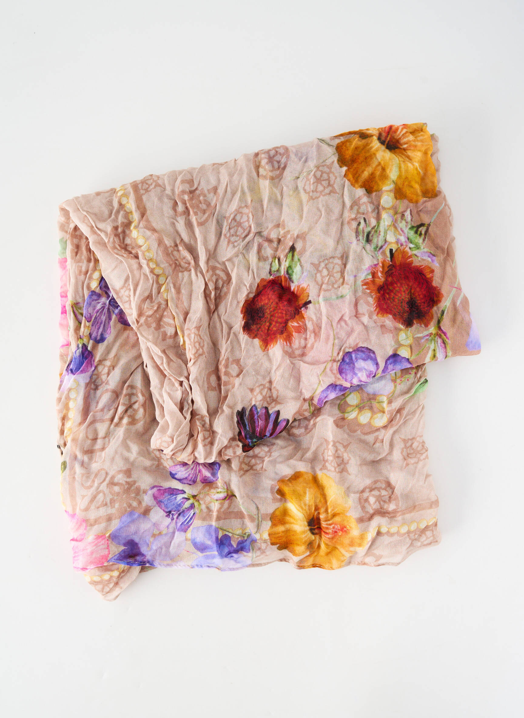 Foulard violet GUESS femme