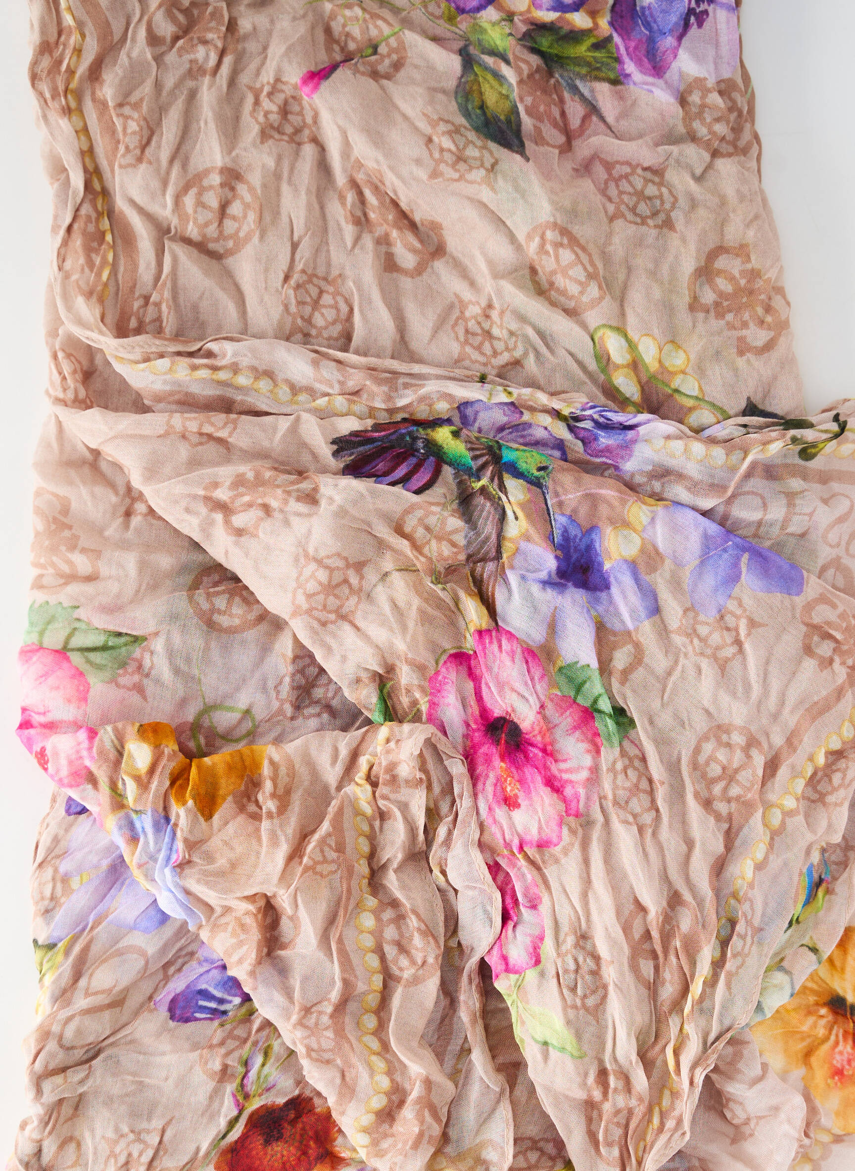 Foulard violet GUESS femme