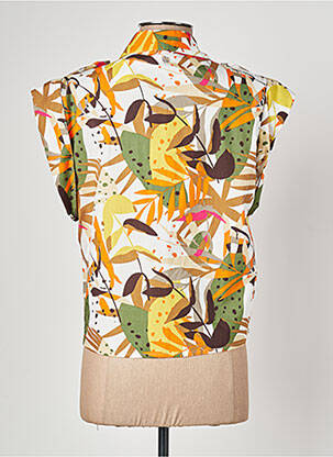 Chemise manches courtes kaki PLEASE femme