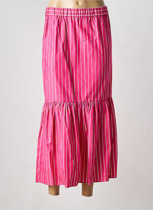 Jupe mi-longue rose MAX MARA femme