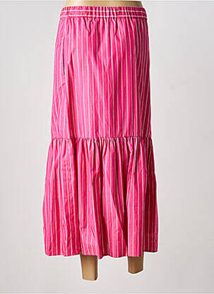 Jupe mi-longue rose MAX MARA femme