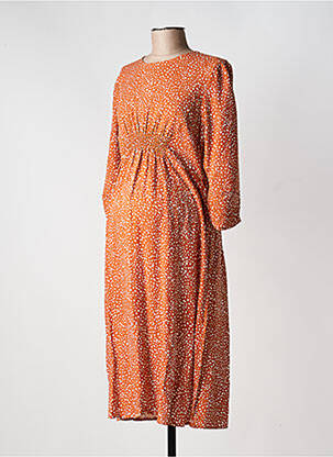 Robe maternité marron MAMA LICIOUS femme