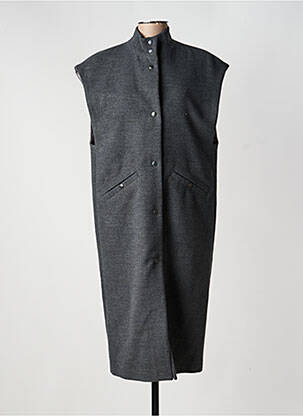 Manteau long gris COLLECTORS CLUB femme
