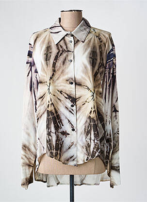 Chemise manches longues noir PLEASE femme