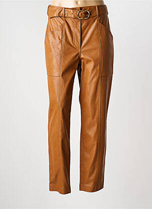 Pantalon slim marron TWINSET femme