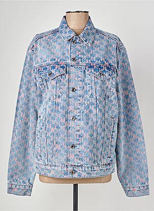 Veste en jean bleu KARL LAGERFELD femme