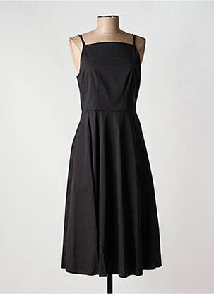Robe mi-longue noir THEORY femme