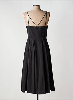 Robe mi-longue noir THEORY femme