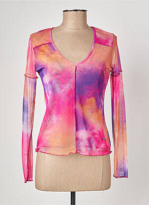 Top orange PLEASE femme