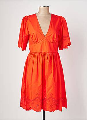 Robe courte orange TWINSET femme