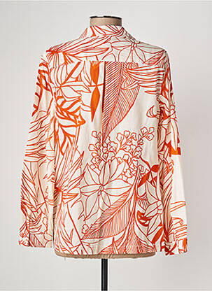 Chemise manches longues orange LA PETITE FRANCAISE femme