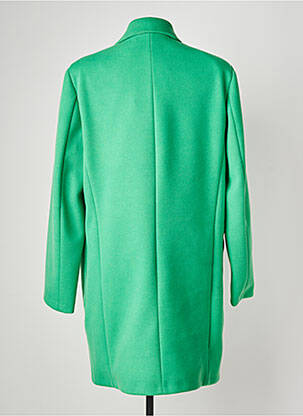 Manteau long vert PLEASE femme