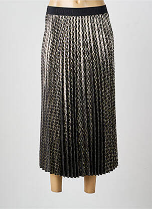 Jupe mi-longue noir KARL LAGERFELD femme