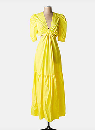 Robe longue jaune TWINSET femme