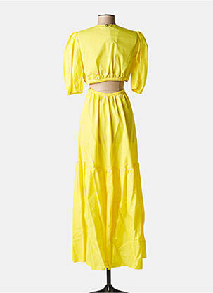 Robe longue jaune TWINSET femme