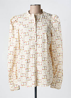 Chemise manches longues beige TWINSET femme