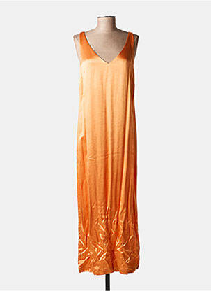 Robe longue orange COLLECTORS CLUB femme