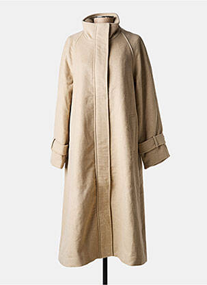 Manteau long gris VILA femme