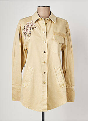 Veste en jean beige TWINSET femme