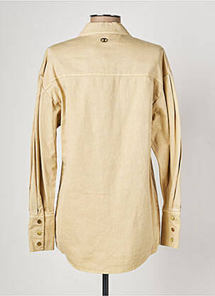 Veste en jean beige TWINSET femme