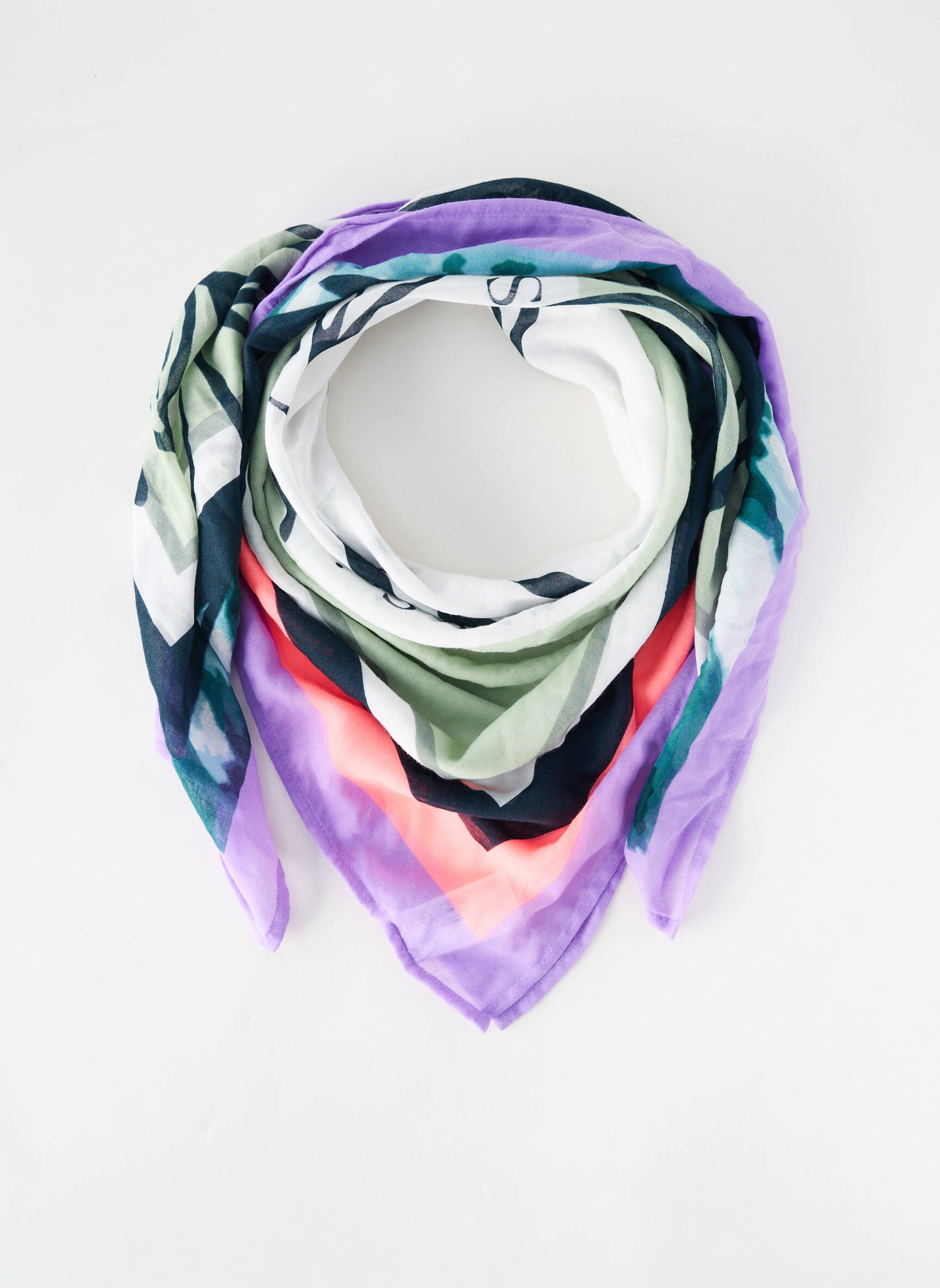 Foulard bleu STREET ONE femme